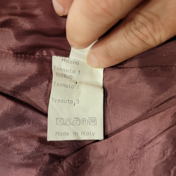 Italian Designer Erreuno Vintage Wool French Style Bouclé Blazer - Sz 44 EU - Picture 7 of 9